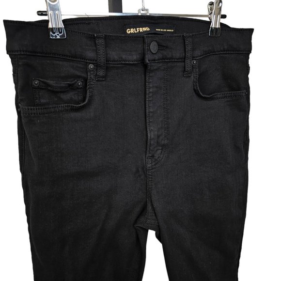 GRLFRND Women's High Rise Black Jeans - Picture 4 of 9